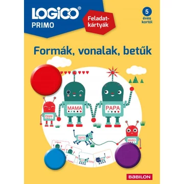LOGICO Primo 3244a - Formák, vonalak, betűk - Feladatkártyák