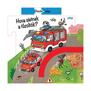 Puzzle és pálya - Hova sietnek a tűzoltók?