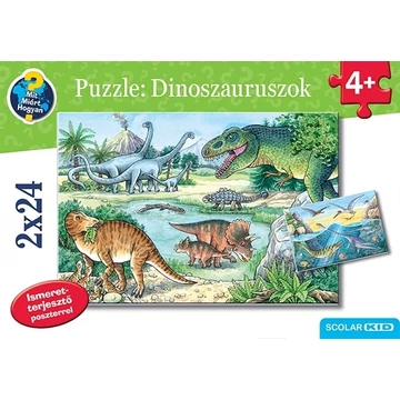 Puzzle: Dinoszauruszok
