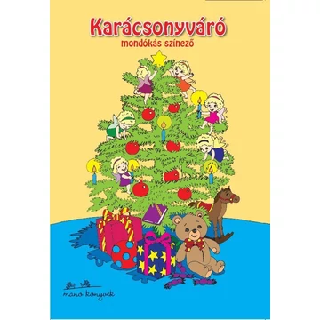 Karácsonyváró mondókás színező