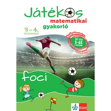 Játékos matematikai gyakorló 3-4. osztályosoknak - Foci