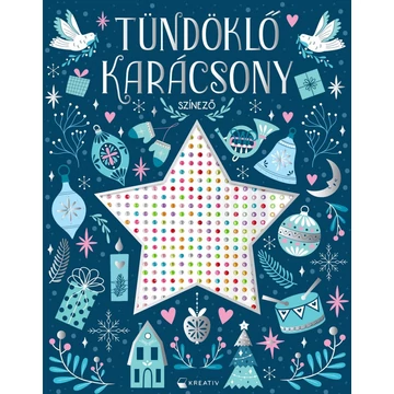 Tündöklő karácsony - színező