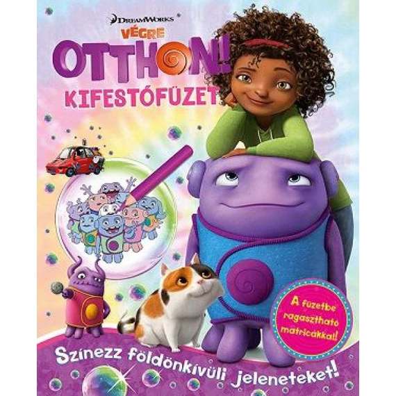 Végre otthon - kifestőfüzet matricákkal