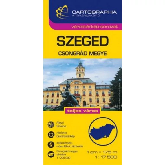 Szeged Várostérkép 1:17 500