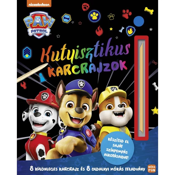 Mancs őrjárat - Kutyisztikus karcrajzok - 8 különleges karcrajz és 8 oldalnyi mókás feladvány